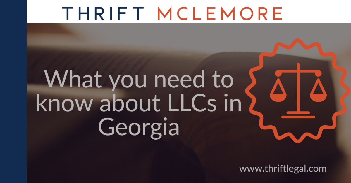 What you need to know about LLCs in Thrift McLemore