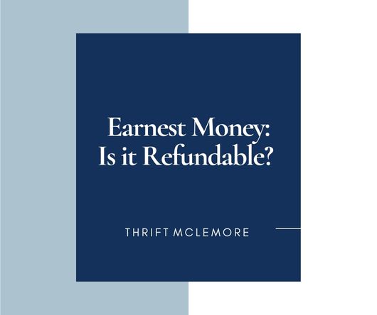 Earnest Money: Is it Refundable?