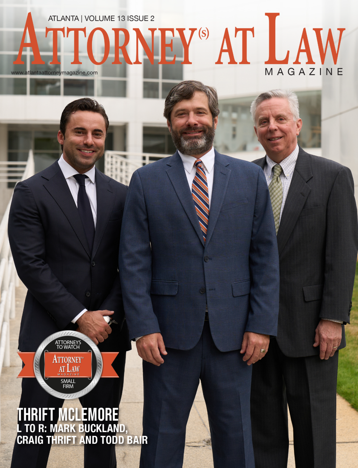 Thrift McLemore Featured on the Cover of Attorney at Law Magazine